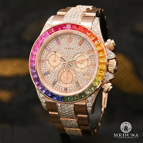 iced out rolex daytona rainbow replica|Rolex rainbow daytona original price.